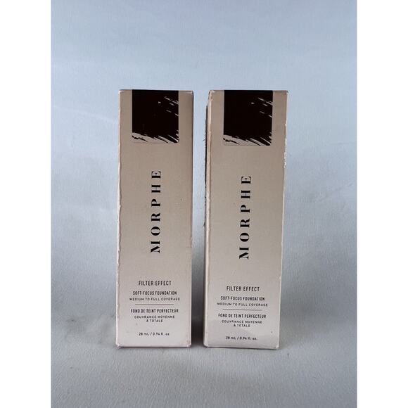 Morphe Other - Lot Of 2 Morphe Filter Effect Soft Focus Foundation - DEEP 37 - Authentic 0.94oz